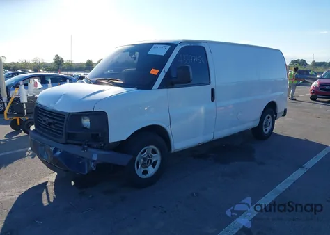 2008 GMC Savana Work Van from USA, damaged, VIN 1GTFG15XX81234170